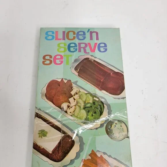 WM Rogers Silverplate Slice 'n Serve Set in Original Box Vintage 1960's - Picture 9 of 9